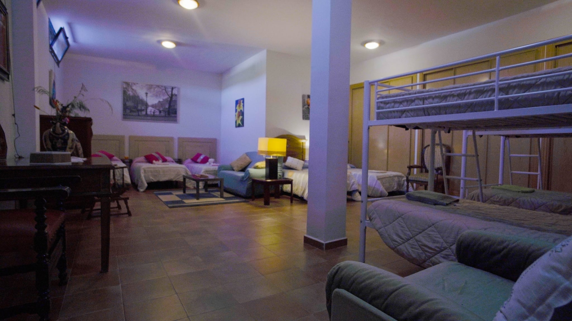 Habitación con literas de Finca Rural Victoria en San Martín de la Vega